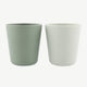 Trixie - Kindergeschirr Becher aus Bio-Kunststoff - 2er-Set - Olive - 5400858953896 - littlehipstar.com