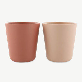 Trixie - Kindergeschirr Becher aus Bio-Kunststoff - 2er-Set - Olive - 5400858953896 - littlehipstar.com