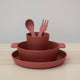Trixie - Kindergeschirr Becher aus Bio-Kunststoff - 2er-Set - Olive - 5400858953896 - littlehipstar.com