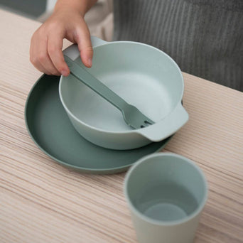 Trixie - Kindergeschirr Schalen aus Bio-Kunststoff - 2er-Set - Olive - 5400858953889 - littlehipstar.com