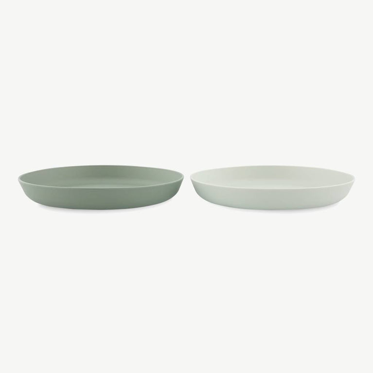 Trixie - Kindergeschirr Teller aus Bio-Kunststoff - 2er-Set - Olive - 5400858953872 - littlehipstar.com