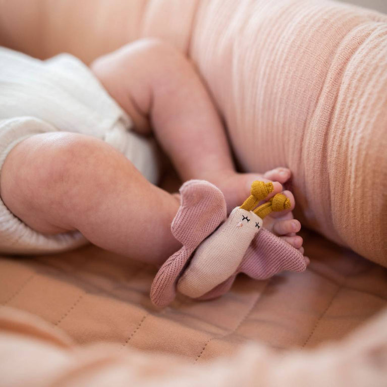 Trixie - Kinderwagenanhänger Schmetterling aus Bio-Baumwolle in Rosa - 5400858227058 - littlehipstar.com