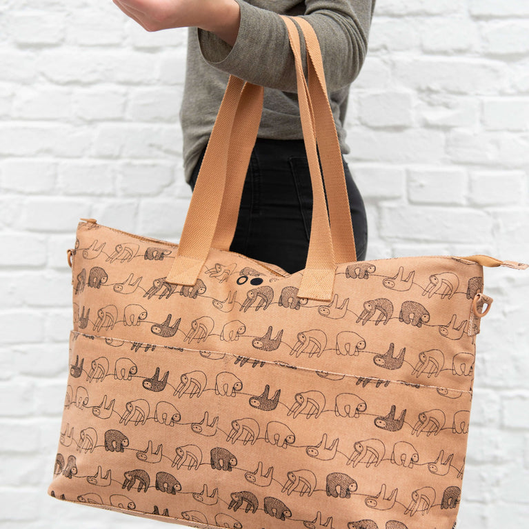 Trixie - Mommy Wickeltasche aus Baumwolle - Lemon Squash - 5400858013132 - littlehipstar.com