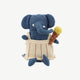 Trixie - Puppet World S: Spielfigur mit Accessoire aus Bio-Baumwolle - Mrs. Elephant in Blau - 5400858922144 - littlehipstar.com