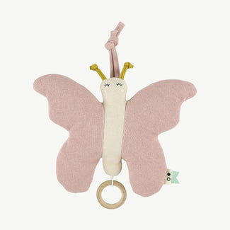 Trixie - Spieluhr Schmetterling aus Bio-Baumwolle in Rosa - 5400858227072 - littlehipstar.com