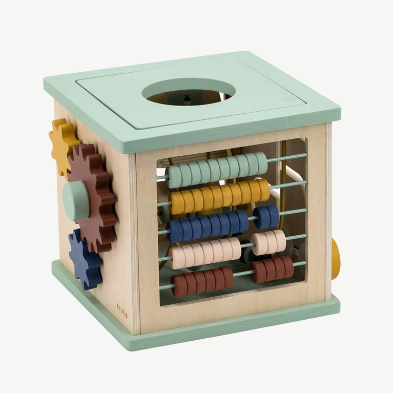 Trixie - Tierdesign 5-in-1 Motorikwürfel aus Holz - 5400858368287 - littlehipstar.com