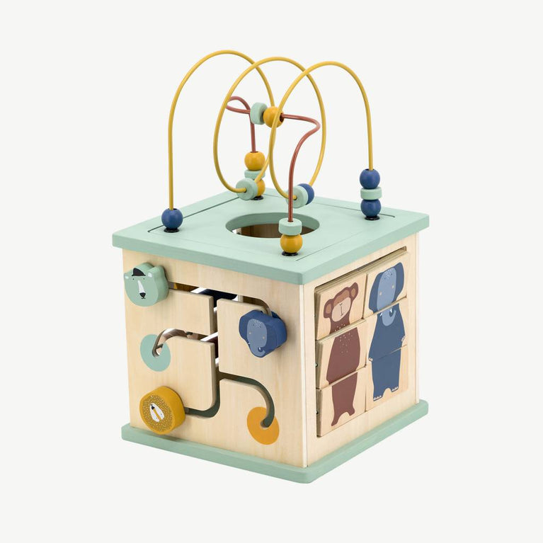 Trixie - Tierdesign 5-in-1 Motorikwürfel aus Holz - 5400858368287 - littlehipstar.com