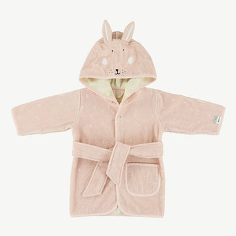 Trixie - Tierdesign Bademantel aus Bio-Baumwolle - Mrs. Rabbit in Rosa - Mrs. Rabbit in Rosa - 5400858118363 - littlehipstar.com