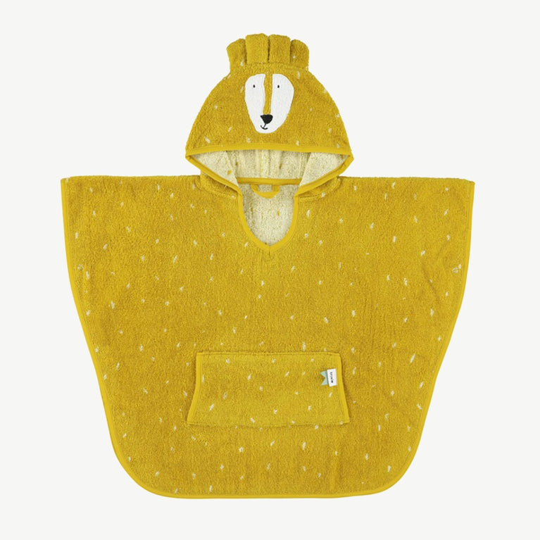 Trixie - Tierdesign Badeponcho aus Bio-Baumwolle - Mr. Lion in Gelb - 5400858118554 - littlehipstar.com