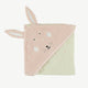 Trixie - Tierdesign Badetuch mit Kapuze aus Bio-Baumwolle - Mrs. Rabbit in Rosa - Mrs. Rabbit in Rosa - 5400858118301 - littlehipstar.com