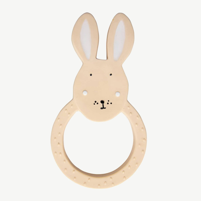 Trixie - Tierdesign Beißring aus Naturkautschuk - Mrs. Rabbit in Rosa - 5400858376619 - littlehipstar.com