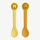 Trixie - Tierdesign Esslernlöffel aus Silikon - 2er-Set - Mr. Lion in Gelb - 5400858966315 - littlehipstar.com