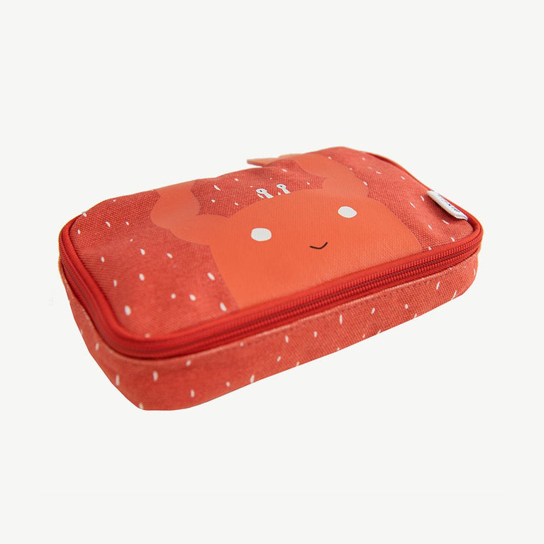 Trixie - Tierdesign Federmäppchen aus Baumwolle - Mrs. Crab in Rot - 5400858762160 - littlehipstar.com