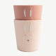 Trixie - Tierdesign Kindergeschirr Becher aus Silikon - 2er-Set - Mrs. Rabbit in Rosa - 5400858966438 - littlehipstar.com