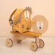 Trixie - Tierdesign Laufrad Rutschfahrzeug aus Holz - Mrs. Rabbit in Rosa - 5400858368256 - littlehipstar.com
