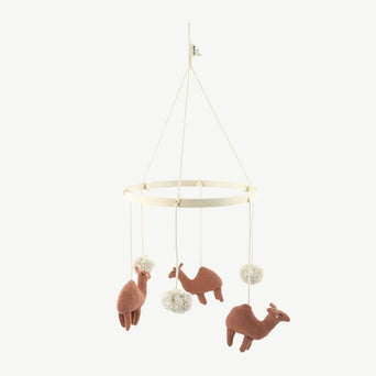 Trixie - Tierdesign Mobile aus Bio-Baumwolle - Bliss Colors - Reiher - 5400858226846 - littlehipstar.com