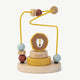 Trixie - Tierdesign Motorikschleife aus Holz - Mr. Lion in Gelb - 5400858361486 - littlehipstar.com