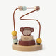 Trixie - Tierdesign Motorikschleife aus Holz - Mr. Monkey in Braun - 5400858361509 - littlehipstar.com