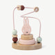 Trixie - Tierdesign Motorikschleife aus Holz - Mrs. Rabbit in Rosa - 5400858361516 - littlehipstar.com