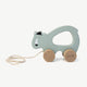 Trixie - Tierdesign Nachziehtier aus Holz - Mr. Polar Bear in Grün - 5400858361769 - littlehipstar.com