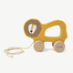 Trixie - Tierdesign Nachziehtier aus Holz - Mr. Lion in Gelb - 5400858361776 - littlehipstar.com