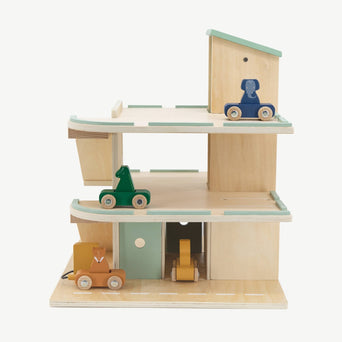 Trixie - Tierdesign Parkhaus mit Zubehör aus Holz - 5400858368188 - littlehipstar.com