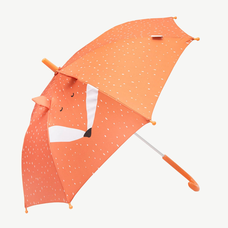 Trixie - Tierdesign Regenschirm aus recyceltem Material - Mr. Fox in Orange - 5400858382108 - littlehipstar.com