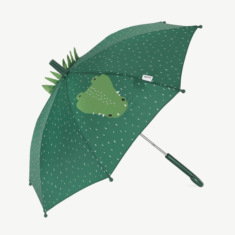 Trixie - Tierdesign Regenschirm aus recyceltem Material - Mr. Crocodile in Grün - 5400858382153 - littlehipstar.com