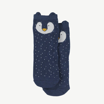 Trixie - Tierdesign Socken aus Bio-Baumwollmix - 2 Paar - Mr. Penguin in Dunkelblau - 5400858429322 - littlehipstar.com