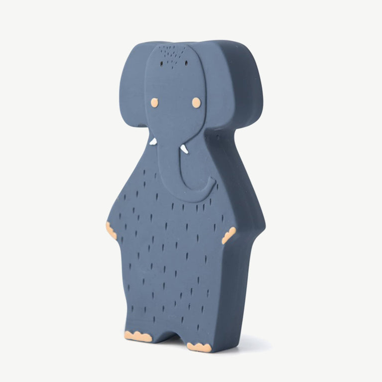Trixie - Tierdesign Spielfigur aus Naturkautschuk - Mrs. Elephant in Blau - 5400858372147 - littlehipstar.com