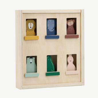 Trixie - Tierdesign Spielhaus mit Figuren aus Holz - 5400858368164 - littlehipstar.com