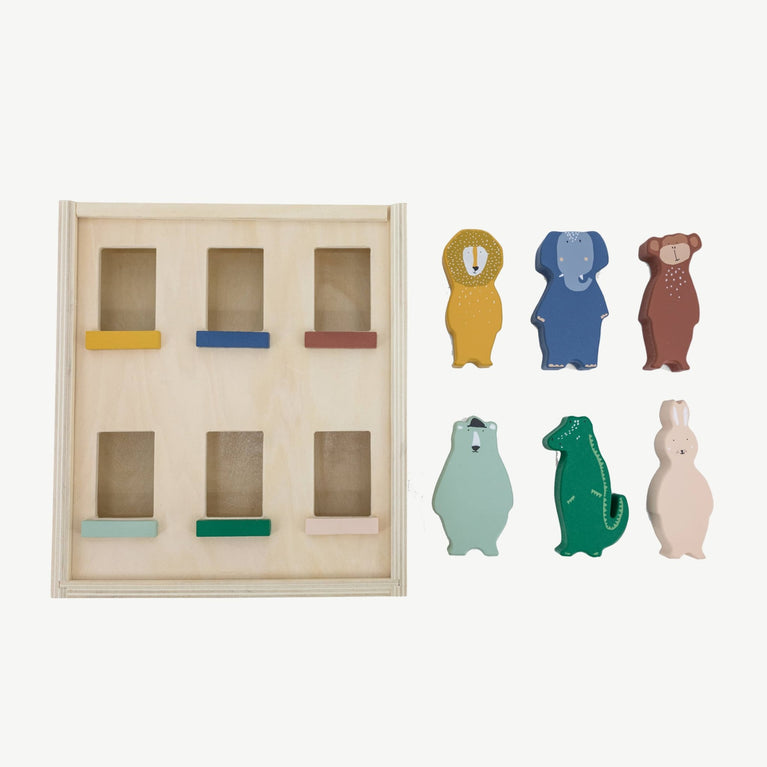Trixie - Tierdesign Spielhaus mit Figuren aus Holz - 5400858368164 - littlehipstar.com