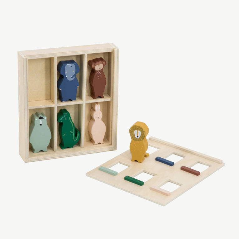 Trixie - Tierdesign Spielhaus mit Figuren aus Holz - 5400858368164 - littlehipstar.com