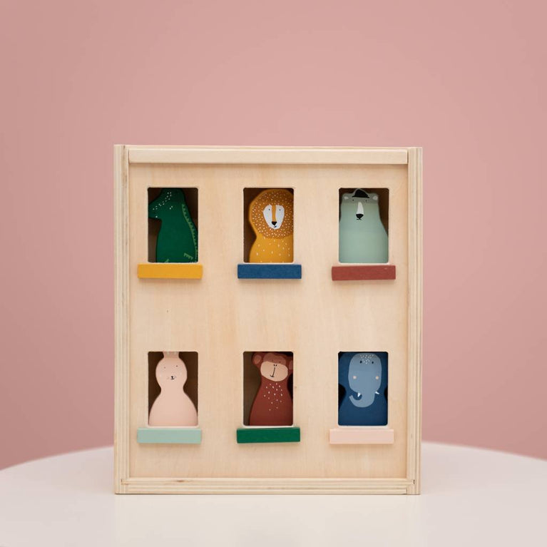 Trixie - Tierdesign Spielhaus mit Figuren aus Holz - 5400858368164 - littlehipstar.com