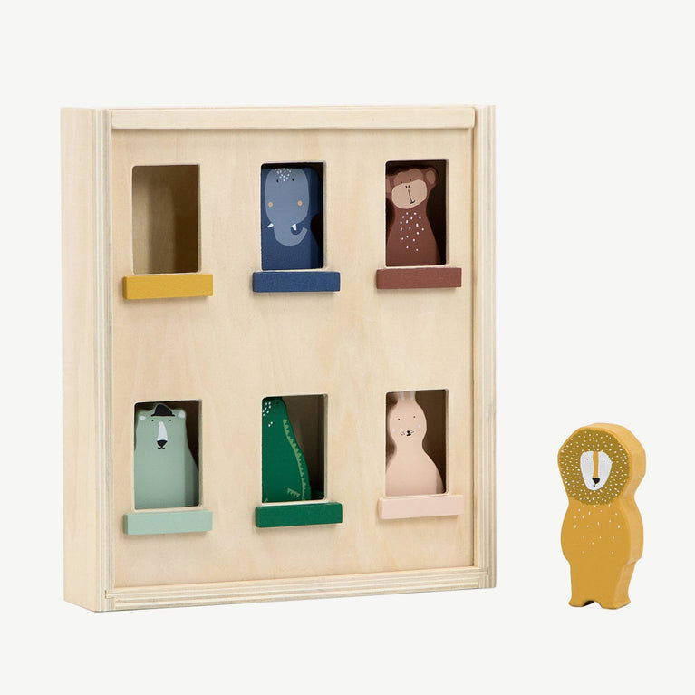 Trixie - Tierdesign Spielhaus mit Figuren aus Holz - 5400858368164 - littlehipstar.com