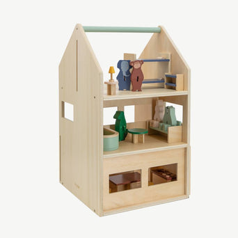 Trixie - Tierdesign Spielhaus mit Zubehör aus Holz - 5400858368195 - littlehipstar.com