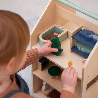 Trixie - Tierdesign Spielhaus mit Zubehör aus Holz - 5400858368195 - littlehipstar.com