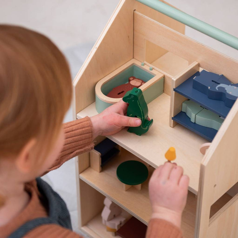 Trixie - Tierdesign Spielhaus mit Zubehör aus Holz - 5400858368195 - littlehipstar.com