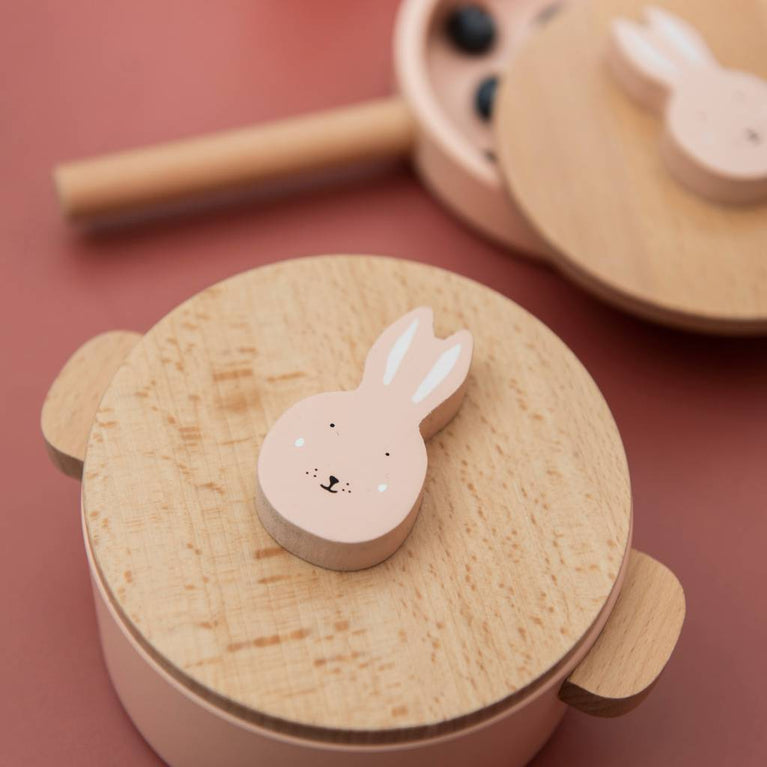 Trixie - Tierdesign Spielzeug Küchenutensilien aus Holz - 6 Teile - Mr. Fox in Orange - 5400858368140 - littlehipstar.com