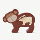 Trixie - Tierdesign Steckpuzzle aus Holz - Mr. Monkey in Braun - 5400858361721 - littlehipstar.com