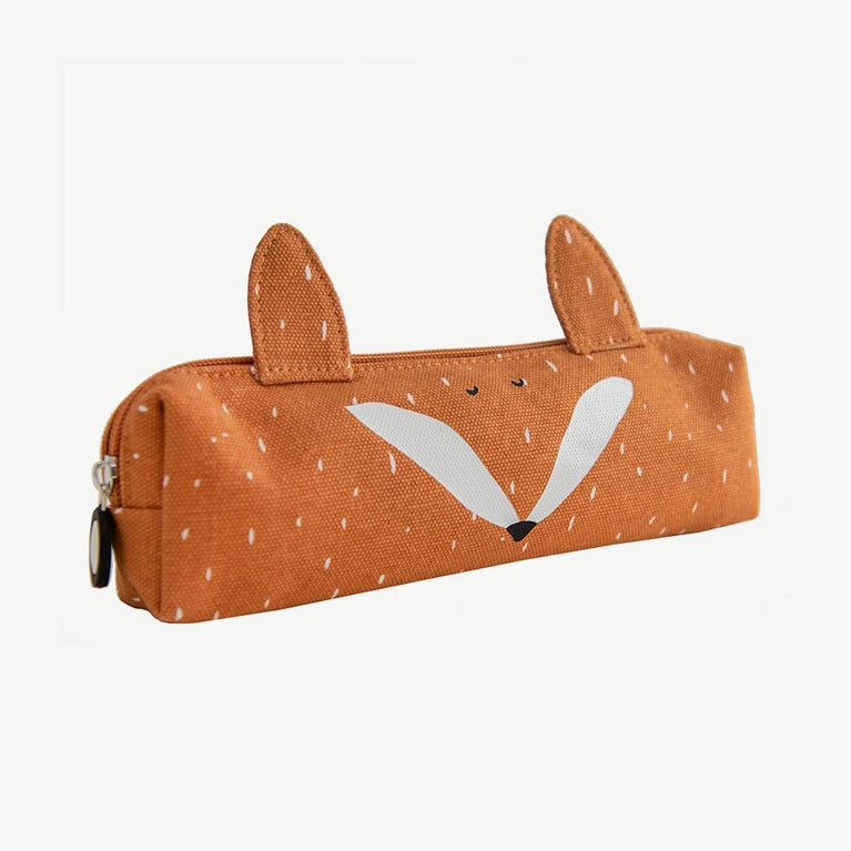 Trixie - Tierdesign Stiftemäppchen aus Baumwolle - Mr. Polar Bear in Grün - 5400858772022 - littlehipstar.com
