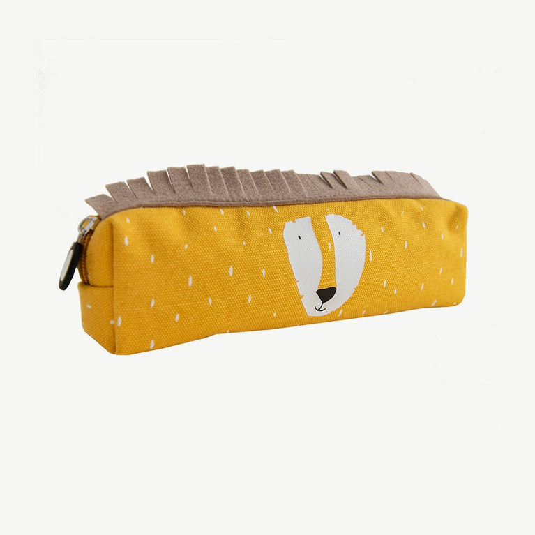 Trixie - Tierdesign Stiftemäppchen aus Baumwolle - Mr. Lion in Gelb - 5400858772138 - littlehipstar.com