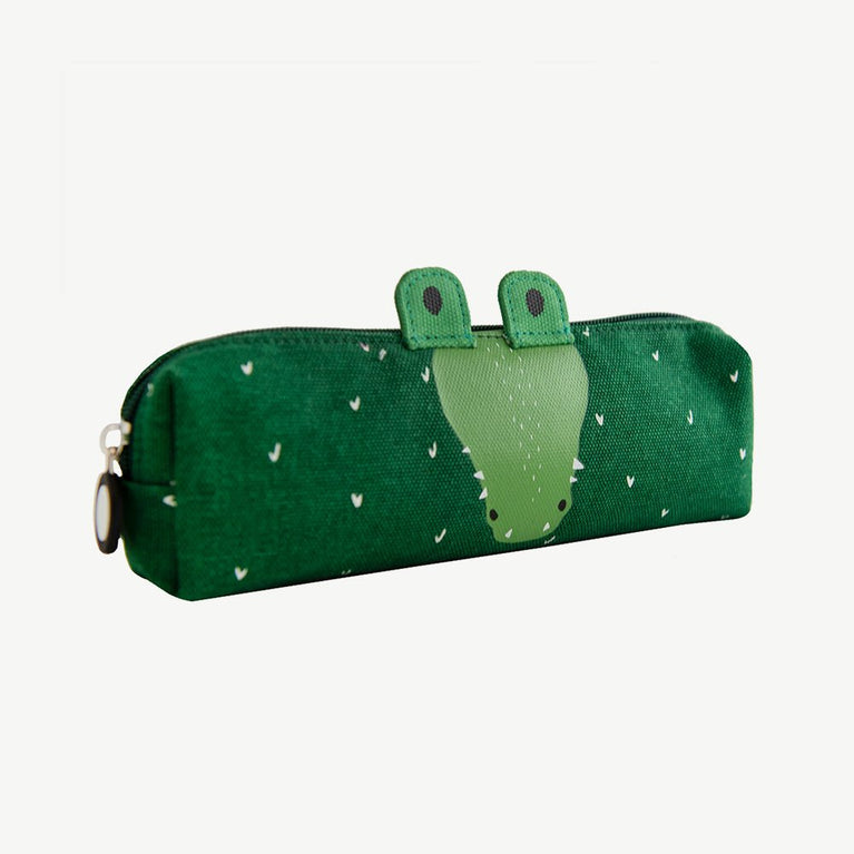 Trixie - Tierdesign Stiftemäppchen aus Baumwolle - Mr. Crocodile in Grün - 5400858772152 - littlehipstar.com
