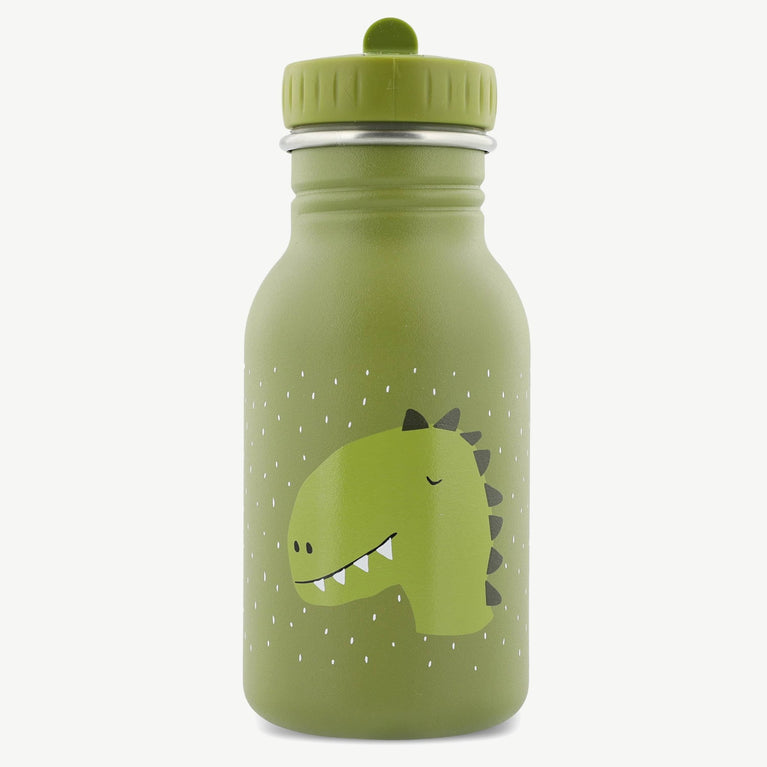 Trixie - Tierdesign Trinkflasche aus Edelstahl - 350 ml - Mr. Dino in Grün - 5400858402011 - littlehipstar.com