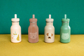 Trixie - Tierdesign Trinkflasche aus Edelstahl - 350 ml - Mrs. Cat - 5400858402226 - littlehipstar.com