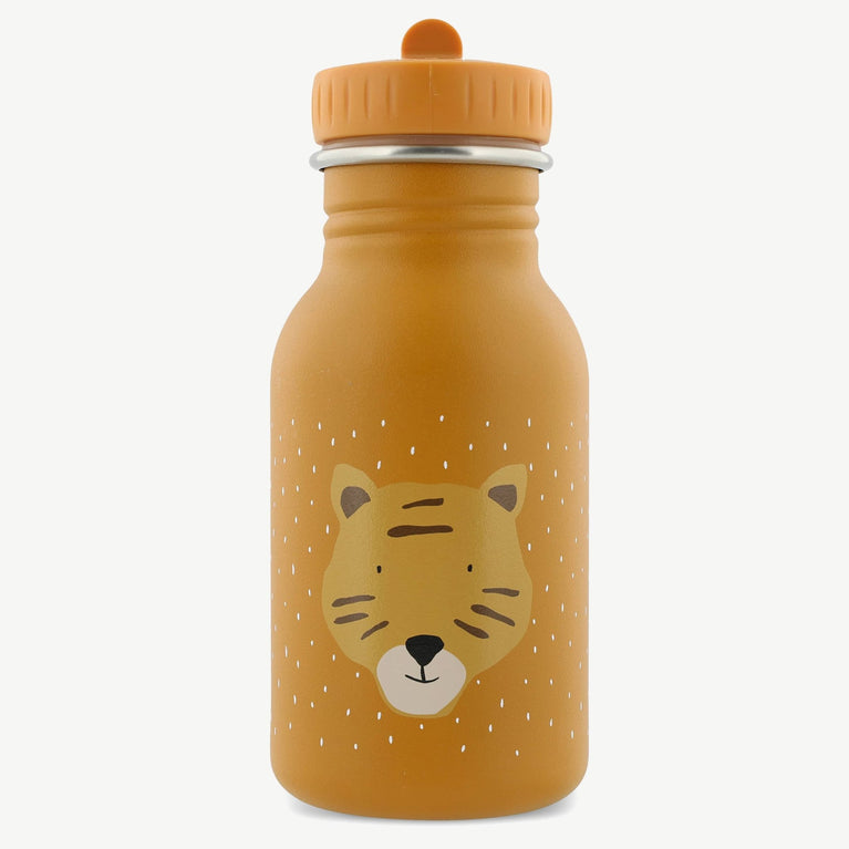 Trixie - Tierdesign Trinkflasche aus Edelstahl - 350 ml - Mr. Tiger in Orange - 5400858402035 - littlehipstar.com