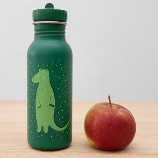 Trixie - Tierdesign Trinkflasche aus Edelstahl - 500 ml - Mr. Polar Bear in Grün - 5400858412027 - littlehipstar.com