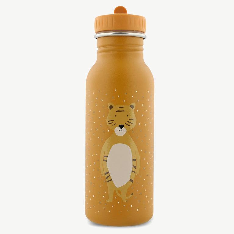 Trixie - Tierdesign Trinkflasche aus Edelstahl - 500 ml - Mr. Tiger in Orange - 5400858412034 - littlehipstar.com