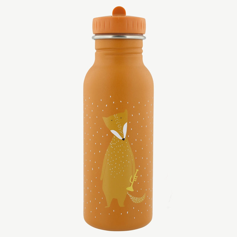 Trixie - Tierdesign Trinkflasche aus Edelstahl - 500 ml - Mr. Fox in Orange - 5400858412102 - littlehipstar.com