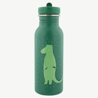 Trixie - Tierdesign Trinkflasche aus Edelstahl - 500 ml - Mr. Polar Bear in Grün - 5400858412027 - littlehipstar.com